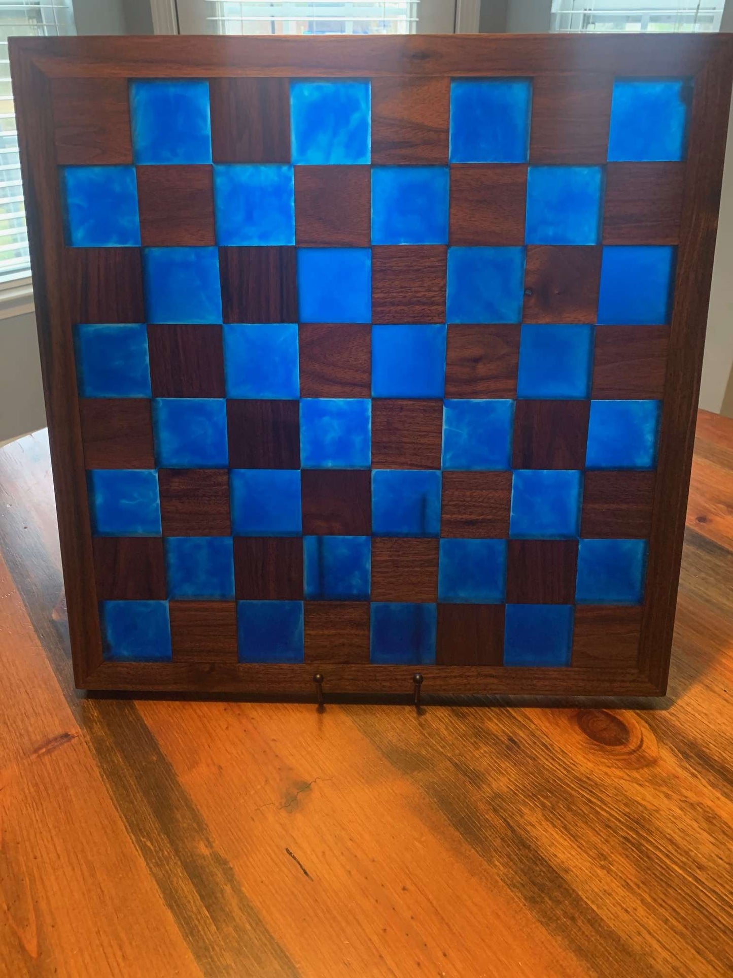 Custom Resin and Wood Chessboard image 3