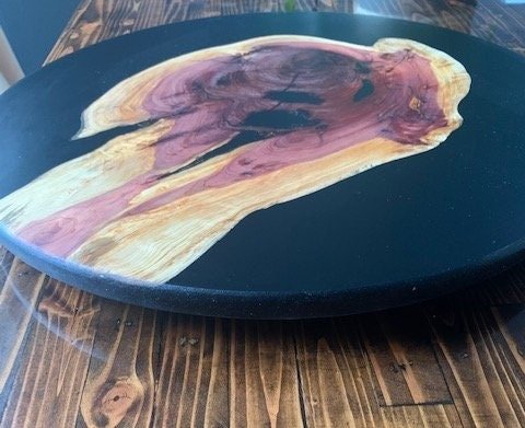Custom Resin and Wood Lazy Susan image 5