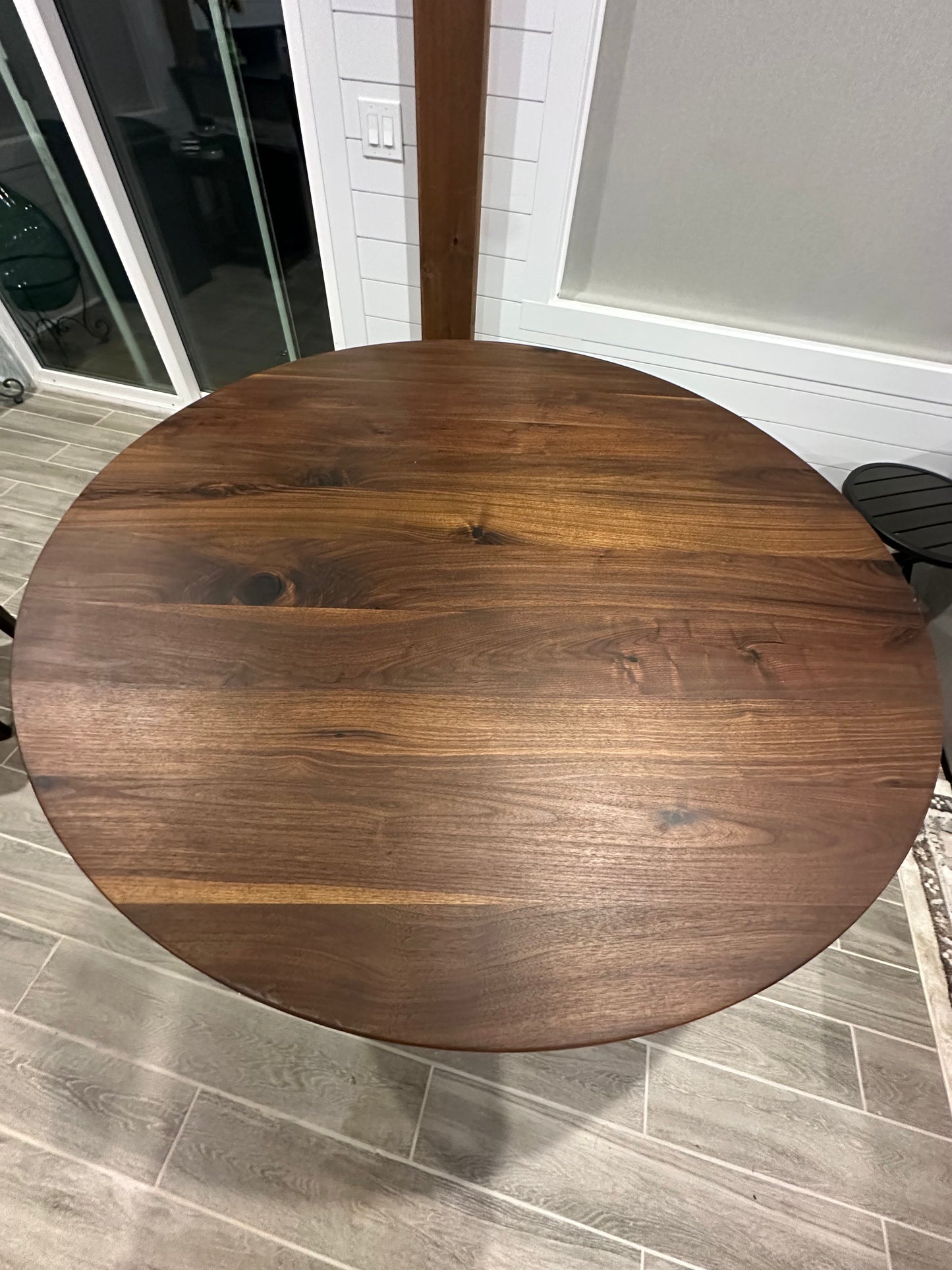 Custom Resin and Wood Dining Room Table
