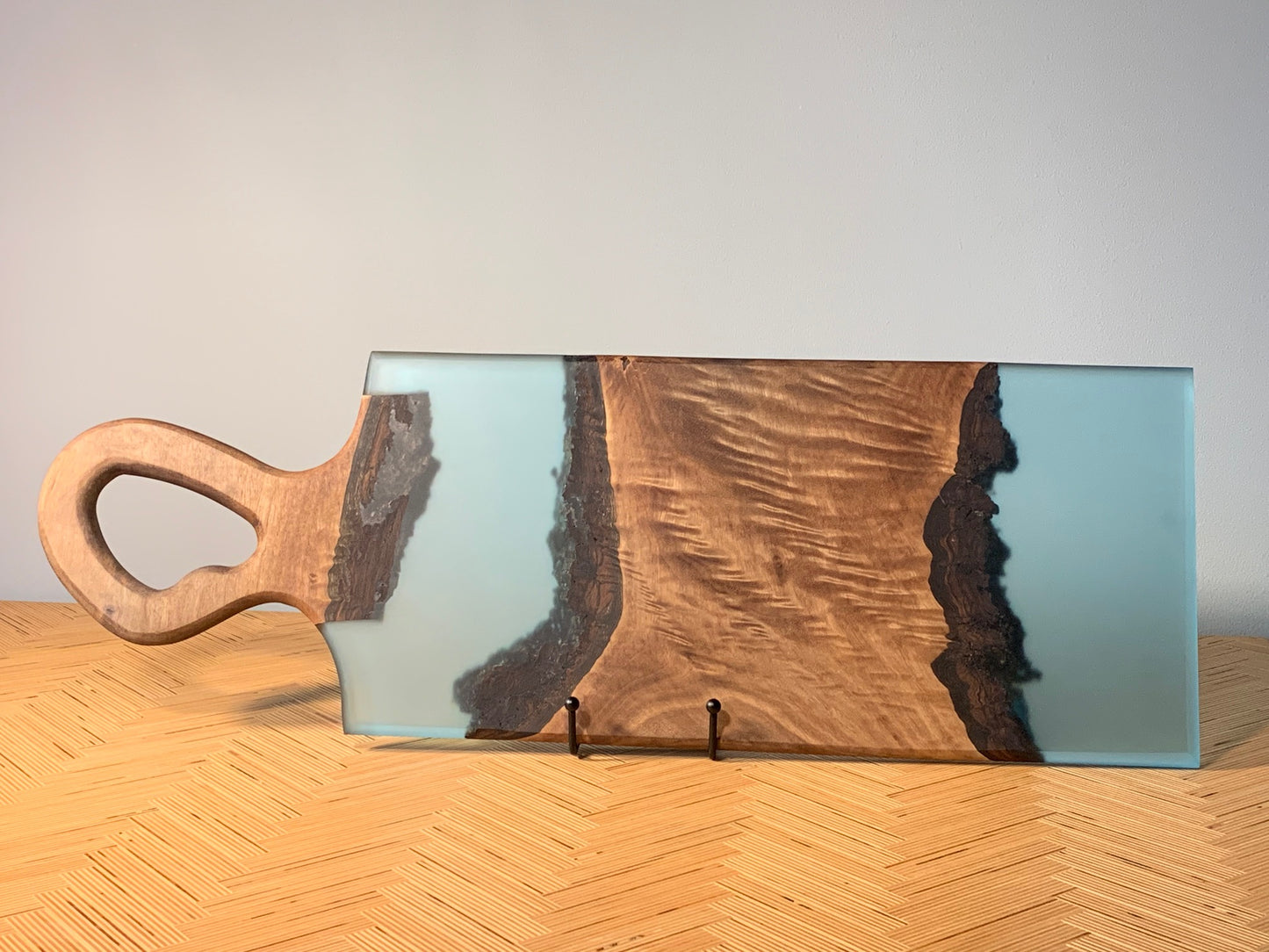 Custom Resin and Wood Long Charcuterie Board image 0