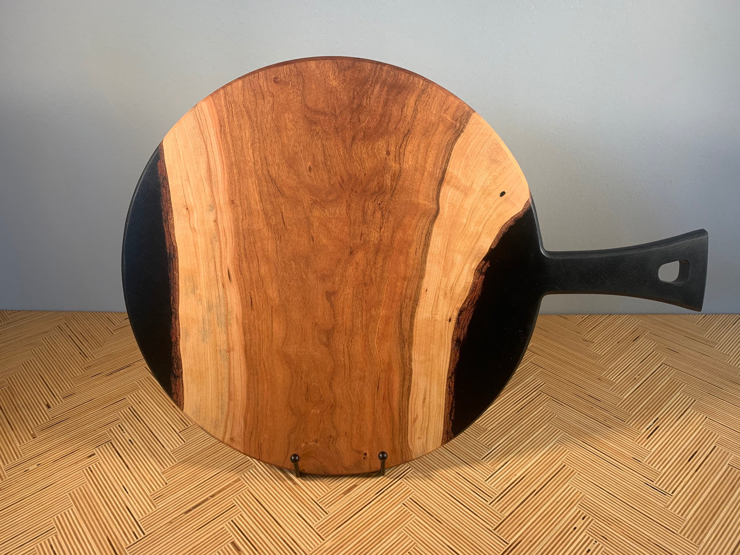 Custom Resin and Wood Round Charcuterie Board image 4