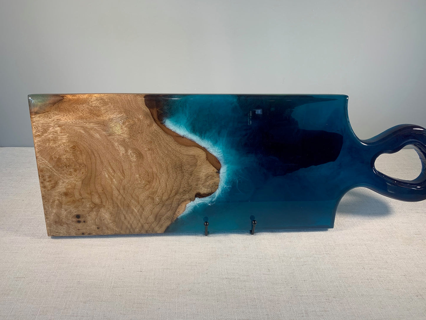 Custom Resin and Wood Long Charcuterie Board image 10