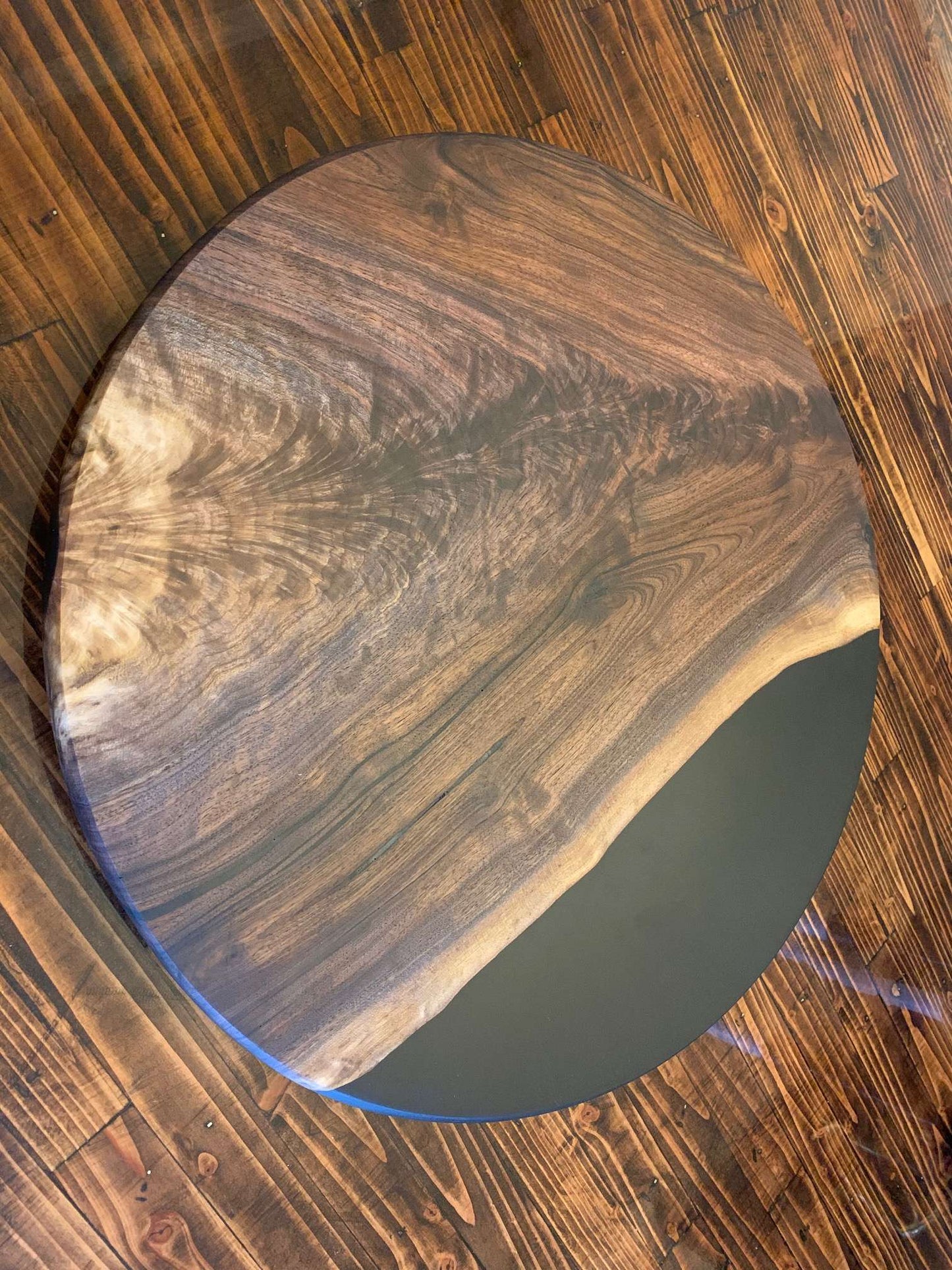 Custom Resin and Wood Lazy Susan image 2