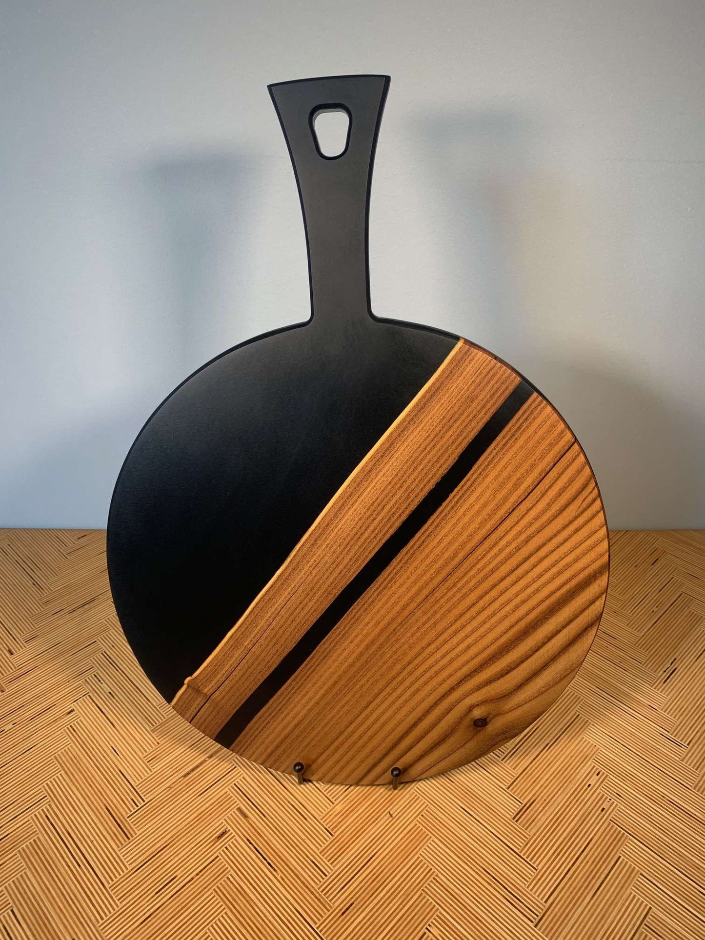 Custom Resin and Wood Round Charcuterie Board image 6