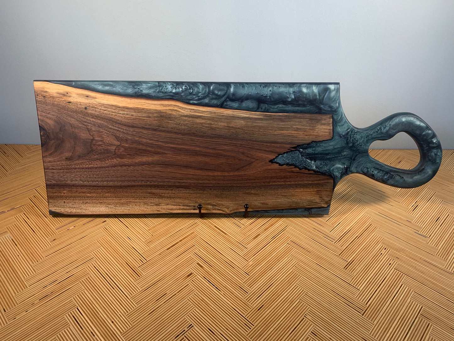 Custom Resin and Wood Long Charcuterie Board image 7